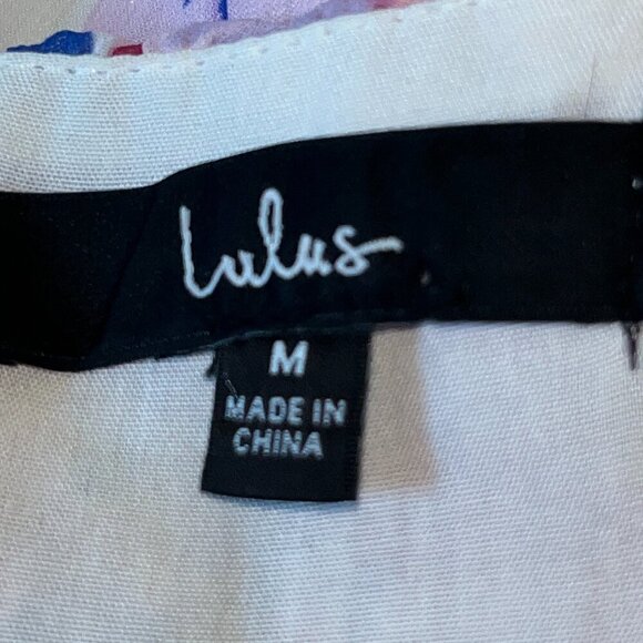 LULUS TOTAL DARLING PINK MULTI FLORAL PRINT NOTCHED BUSTIER MAXI DRESS - SIZE M - Picture 11 of 13